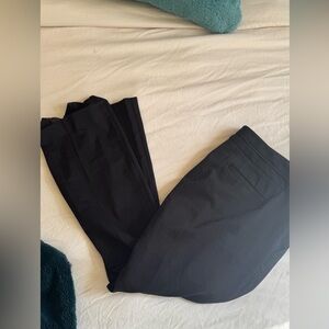 New York & Company Black Pinstripe Trousers